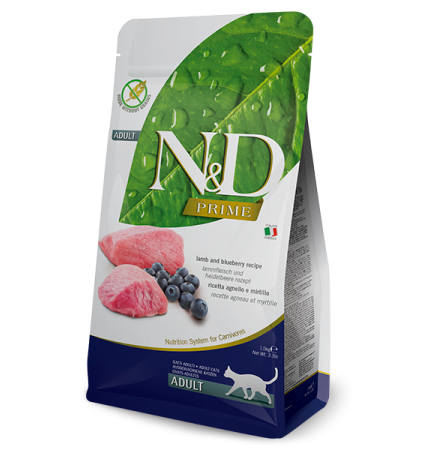 Farmina N&D Grain Free Adult Cat Lamb & Blueberry 1,5 кг